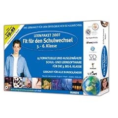 Lernpaket Fit f�r den Schulwechsel 2007, 4 CD-ROMs 3.-6. Klasse. F�r Windows 98 SE/ME/XP