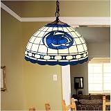 Penn State Nittany Lions NCAA Stained Glass Hanging Ceiling Lamp