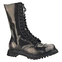 ROCKY-14 14 eyelet S/T Blk Leather Calf Boot