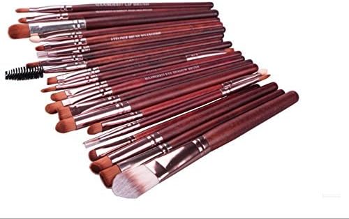 MakeupAcc? 20 Pcs Pro Makeup Set Powder Foundation Eyeshadow Eyeliner Lip Cosmetic Brushes