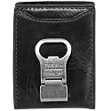 Fossil ML4832 001 Leder Herren Geldkammer Amp ID Bifold schwarz