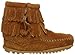 Minnetonka Double Fringe Side Zip Boot (Toddler/Little Kid/Big Kid),Brown,11 M US Little Kid