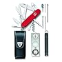 Victorinox Swiss Army Traveler Set Pocket Knife (Red)