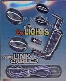 2 Mini Light & Double Link Cable Purple