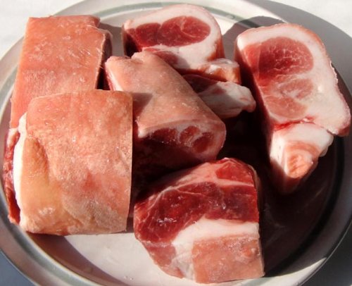 生 猪蹄膀 1本約500g前後 7~9個★カット 骨抜きセット【豚足スネ肉、チマキ】日本製国産アイスバイン