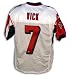 Autographed Michael Vick White Falcons Reebok Jersey