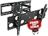 Mount-It! MI-2291 Heavy-Duty Swivel Full Motion Articulating Tilting TV Wall Mount Corner Bracket for 32 - 60 inch Screen LCD LED Plasma 4K Flat Panel Screen Vizio (VESA up to 600x400mm), 165 lb Weight Capacity, Free 6 ft HDMI Cable, Black