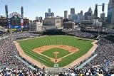 Detroit Tigers Comerica Park Photo Mural 4x6 Feet Commercial Grade Wallpaper