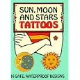 Sun, Moon and Stars Tattoos (Temporary Tattoos)