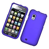 Purple Hard Plastic Rubberized Case Cover for Samsung i500 Fascinate