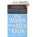 What Women Want Men to Know