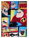Disney Incredibles Royal Plush Throw Blanket Twin size: 60