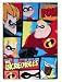 Disney Incredibles Royal Plush Throw Blanket Twin size: 60