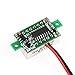 DROK Ultra-Small 2 Wires Voltmeter Guage White LED 0.36 Inches DC 3.0-30V Digital Volt Meter Motorcycle Car Battery Tester 5V 12V 24V DC Voltage Check Detector