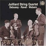 Revue Juilliard String Quartet  / Le Juilliard String Quartet joue Debussy (Quatuor en sol mineur) & Ravel (Quatuor en fa majeur) & Webern