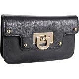 DKNY Vintage Leather Classics Flap Cross-Body