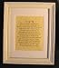 Framed Matted Poem on Parchment - To My Wife for Valentines Day Gift Heart Love Wedding Marriage