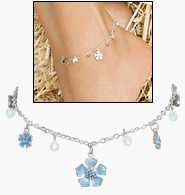 Avon Flower Drop Anklet