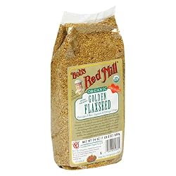Bob's Red Mill Organic Golden Flaxseeds, 24-Ounce Packages (Pack of 4)