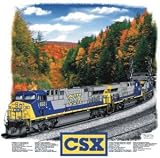 CSX AC6000 Railroad Train Sweatshirt Pullover