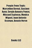People from Tepic: Marcelino Bernal, Gustavo Ayon, Sergio Amaury Ponce, Missael Espinoza, Monica Miguel, Juan Antonio Ocampo, Amado Nervo-