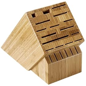 <b>Shun 22-Slot Bamboo Knife Storage Block</b>