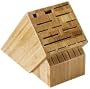 Shun 22-Slot Bamboo Knife Storage Block