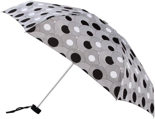 Leighton's Manual Open Wind Resistant Lightweight Genie Umbrella 91033,One Size,Black/Grey