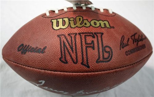 Steelers Terry Bradshaw Autographed/Hand Signed Authentic NFL Football Autograph JSA #g08321