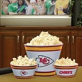 NFL Melamine Serving Bowl Set Team: Kansas City Chiefs