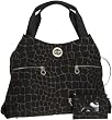 Baggallini Milano Bagg Silver Giraffe,Giraffe Print,One Size
