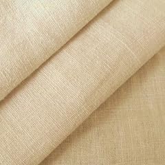 100% Leinen Stoff Meterware Farbe Beige