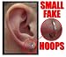 Fake Ear, Nose and Lip Hoops (Small)
