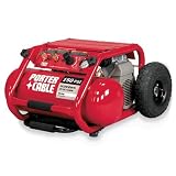 Porter-Cable C3151 Job Boss 15 Amp 3.5 Horsepower 4-1/2 Gallon Oil-Free Wheeled Single Hot Dog Compressor