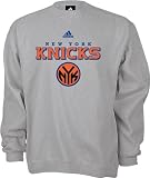 New York Knicks adidas True Crewneck Sweatshirt