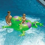 Swimline Giant Pool Frog Inflatable Ride-On