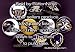 Set of 10 Baltimore Ravens Pins 1.25