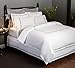 Amazon Brand – Pinzon 400-Thread-Count Hotel Stitch Sham - European, Silver Grey Stripes