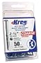 Kreg SML-C250B-50 2 1/2-Inch Blue-Kote Pocket Screws WR 8 Coarse, Washer-Head, 50 Count