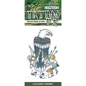 Costumes For All Occasions DF615 Tattoo Usn Eagle Anchor Costumes For All Occasions DF615 Tattoo Usn Eagle Anchor