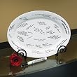 Signature Guest Book Platter & Easel