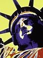 Abstract of Statue of Liberty, NYC Photographic Poster Print by Whitney & Irma Sevin, 12x16