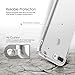 BasAcc [Crystal Clear Ultra Slim Hybrid Case with [Anti-Shock Protection] TPU Bumper,[Non Slip] Hard Back Case Cover Compatible with Apple iPhone 8 Plus/7 Plus, Clear