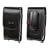 Premium Executive Black Vertical Omega Leather Case Pouch (With Spring Belt Clip) for Motorola V750, RAZR V3, V3c, V3m, V3i, V3t, V3e, V3r / Samsung T809, U740 Alias, D807, T629, A707 SYNC, A900 Blade, U540 / Sanyo Katana, Katana II, KATANA DLX, LX / LG VX8700, VX8560 CHOCOLATE 3, AX565 - RETAIL PACKAGING