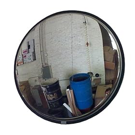  See All SSO20 Circular Stainless Steel Outdoor Convex Security Mirror with Back, 20 inch Diameter (Pack of 1)