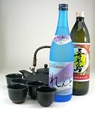 【送料無料】黒千代香5客ツル付 【限定品】 (奄美黒糖焼酎2本セット)喜界島・れんと 720ml