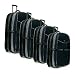 REISE-KOFFERSET / Trolley, Koffer im SET oder EINZELN @ Schwarz, Blau oder Rot @ XXL/XL/L/M, 87cm/77cm/67cm/57cm, 140 L/100 L/70 L/40 L Schwarz,4-tlg. Set, Gr. XXL/XL/L/M