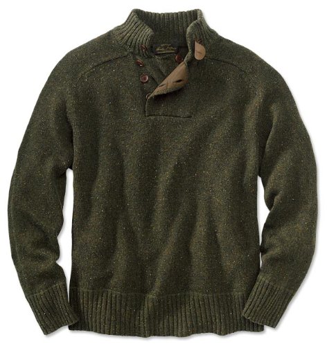Merino/Cashmere Donegal Sweater, Large