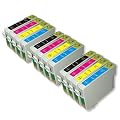 12 Compatible Ink Cartridges for Epson Stylus B40w BX300f BX310fn BX510 BX600fw BX610fw S20 S21 SX100 SX105 SX110 SX115 SX200 SX205 SX210 SX215 SX218