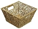 ACE Trading - Lukasian House LH-9168 Square Twisted Seagrass Storage Basket 10.75"x10.75"x6"(pack of 6)